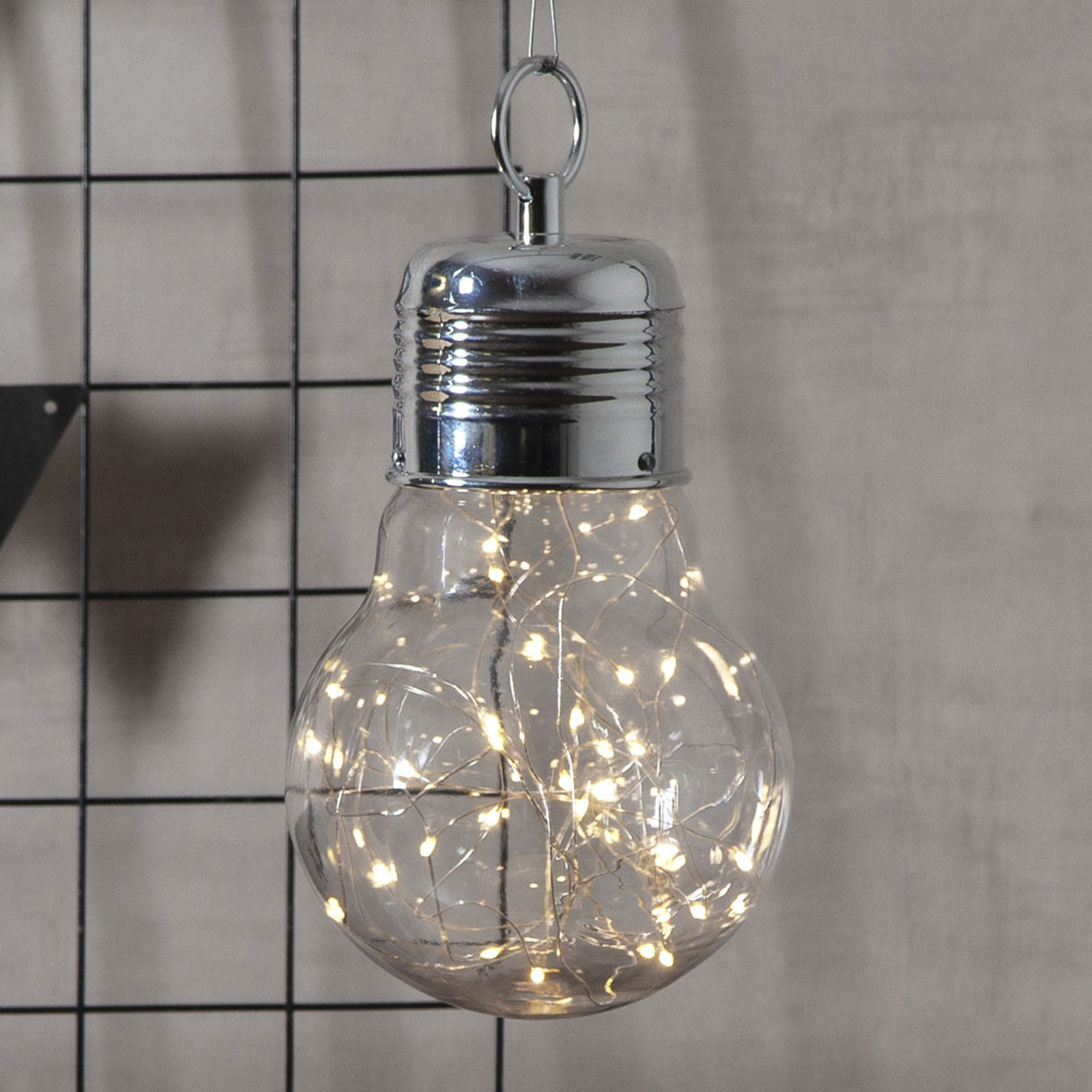 Best Season Bulby LED decorative light, white, plastic, 1.8 W, W: 15 cm, H: 24 cm
