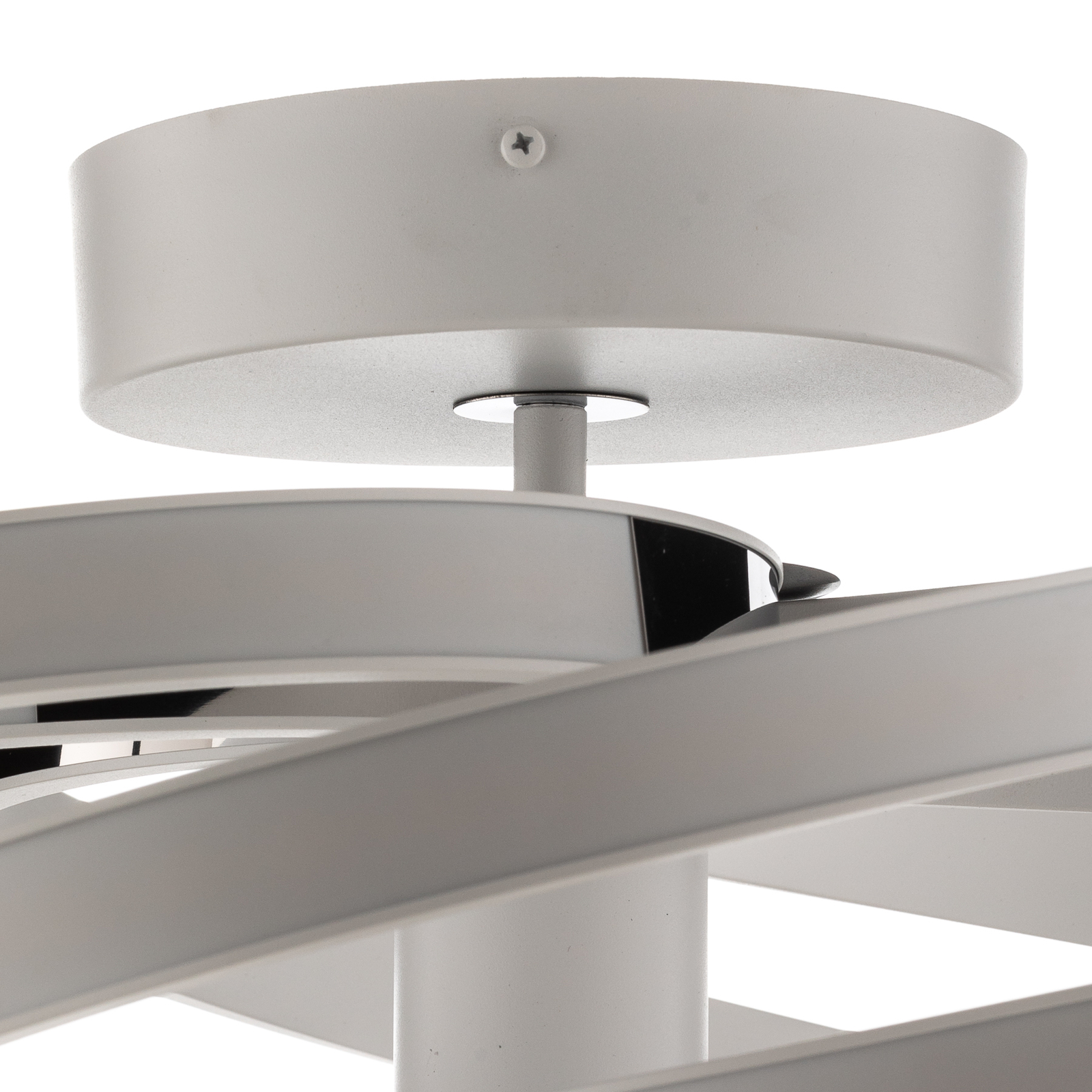 Zoya – nowoczesna lampa sufitowa LED, biała