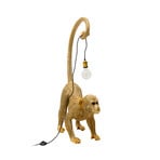 Lampe de sol KARE Monkey Dance, couleur or, 120 cm, E27