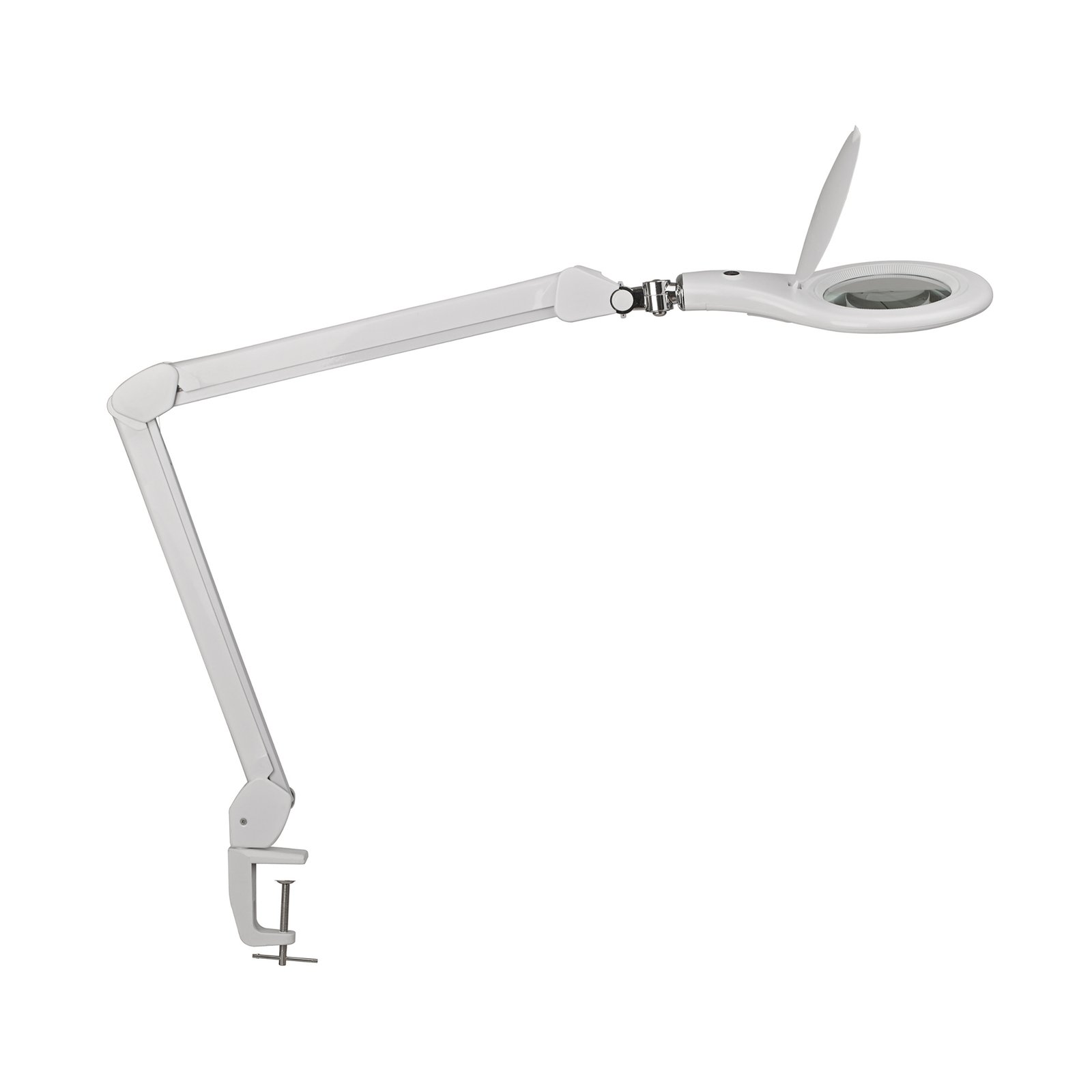 LED clip-on magnifying light MAULmakro