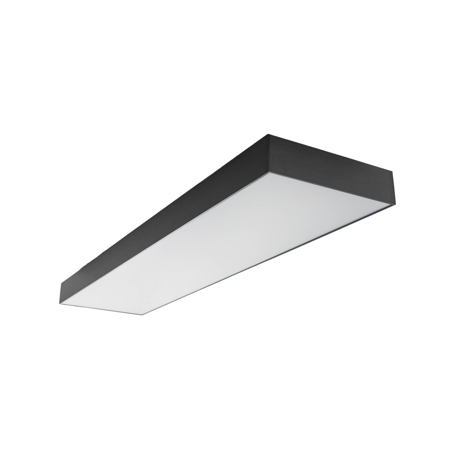 Lampa sufitowa LED Lucande Leicy, czarny, 100 cm, RGBIC, CCT