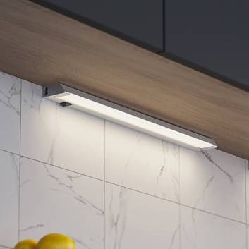 3er Set LED Alu-Eck-Leiste warmweiß Trafo Unterbauleuchte Küchenlampe Streifen 