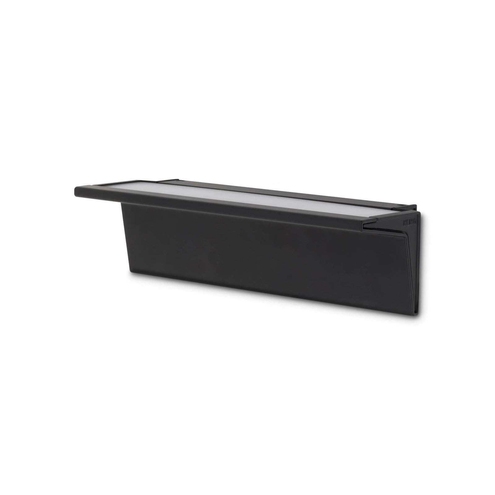 Aplique de exterior Nemo LED Zena, negro, 2.700 K, IP44