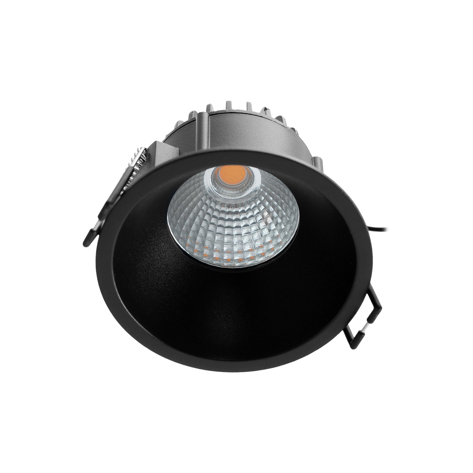 Arcchio LED downlight Niria, black, 2,700K