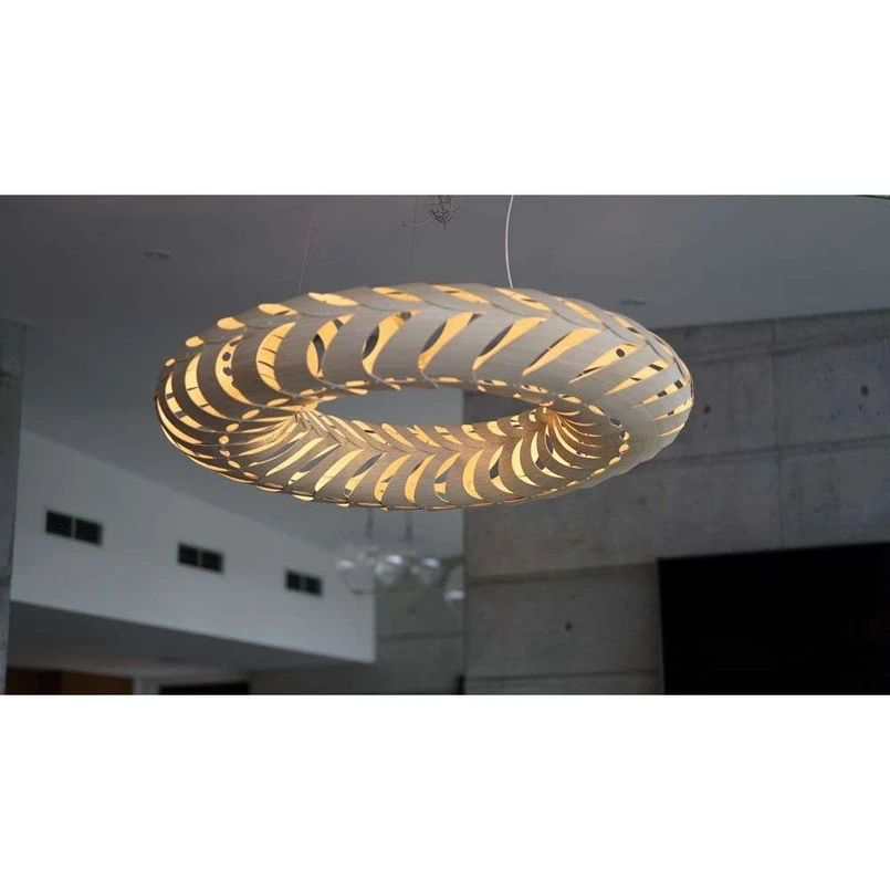 david trubridge - Maru Pendel Ø140 Black 2 Sides