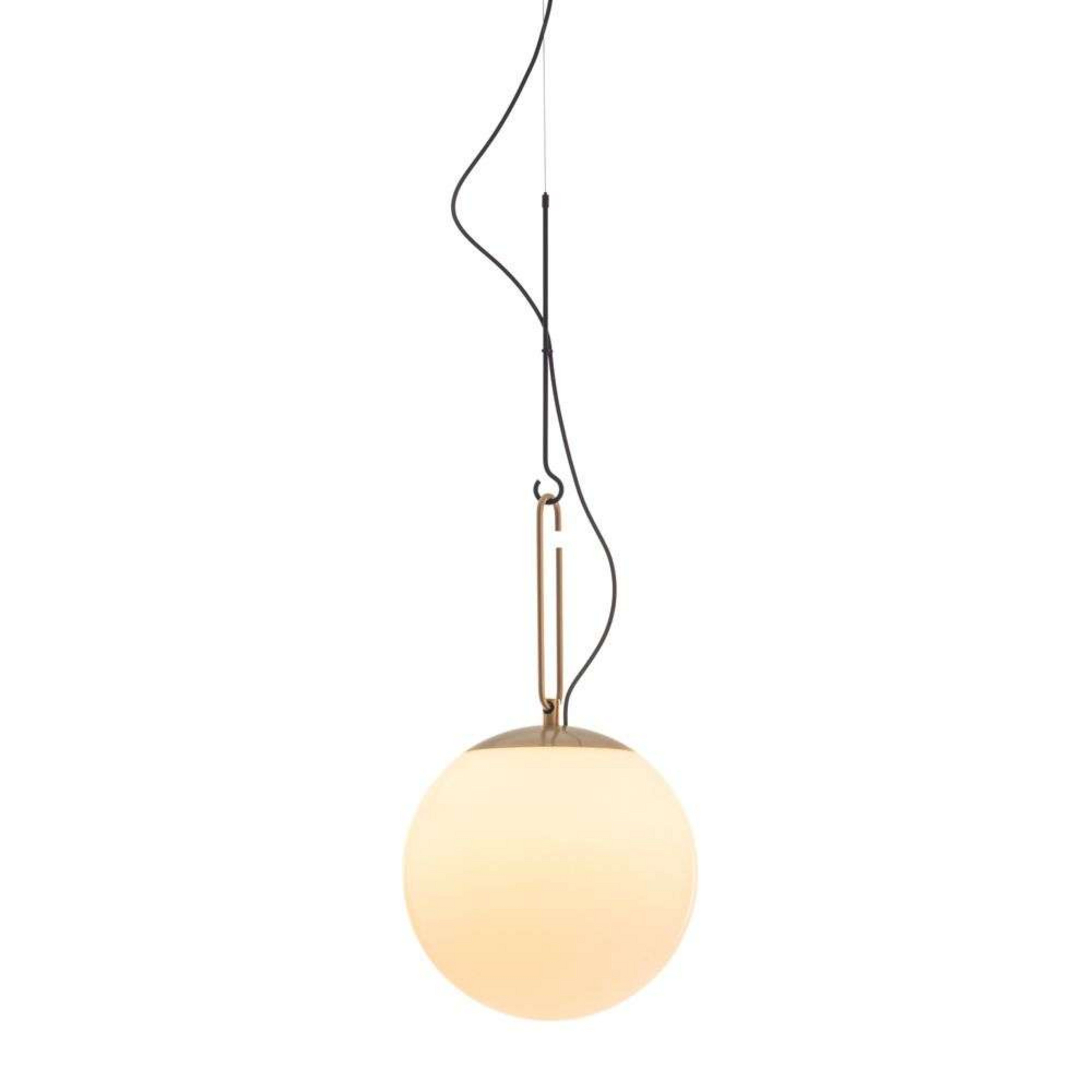 Nh 35 S Lampa Wisząca Black/Brass - Artemide - Artemide