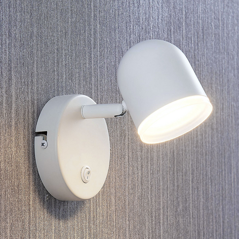 LED-spotti Ilka, kytkin, valkoinen, 1-lamppuinen
