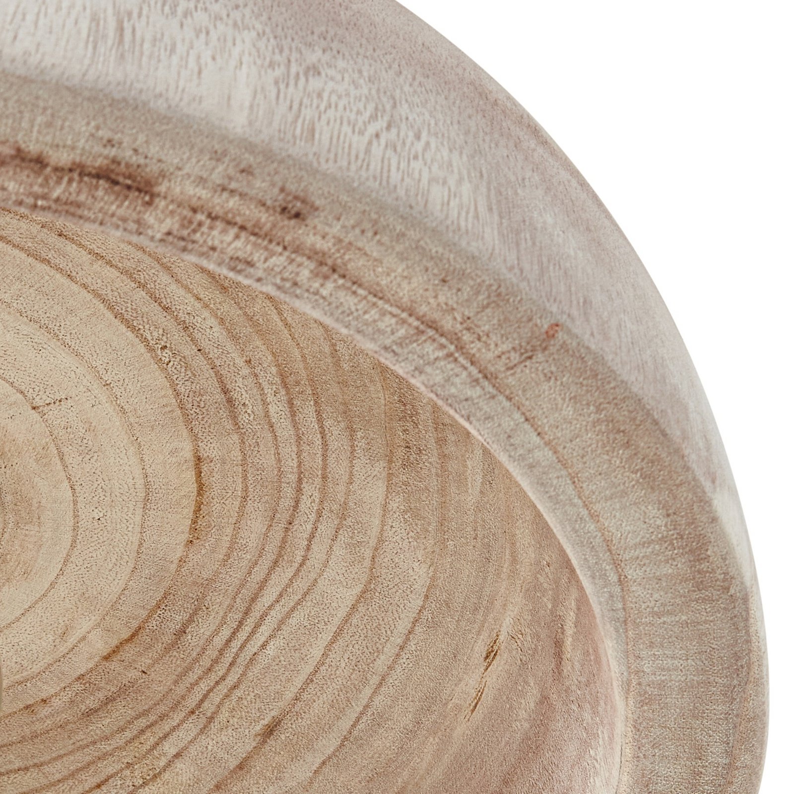 Lucande Hängeleuchte Leivar, Ø 35 cm, Holz/schwarz, E27