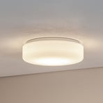 BEGA LED ceiling light 50036P K3, white, Ø 35 cm, plastic DALI