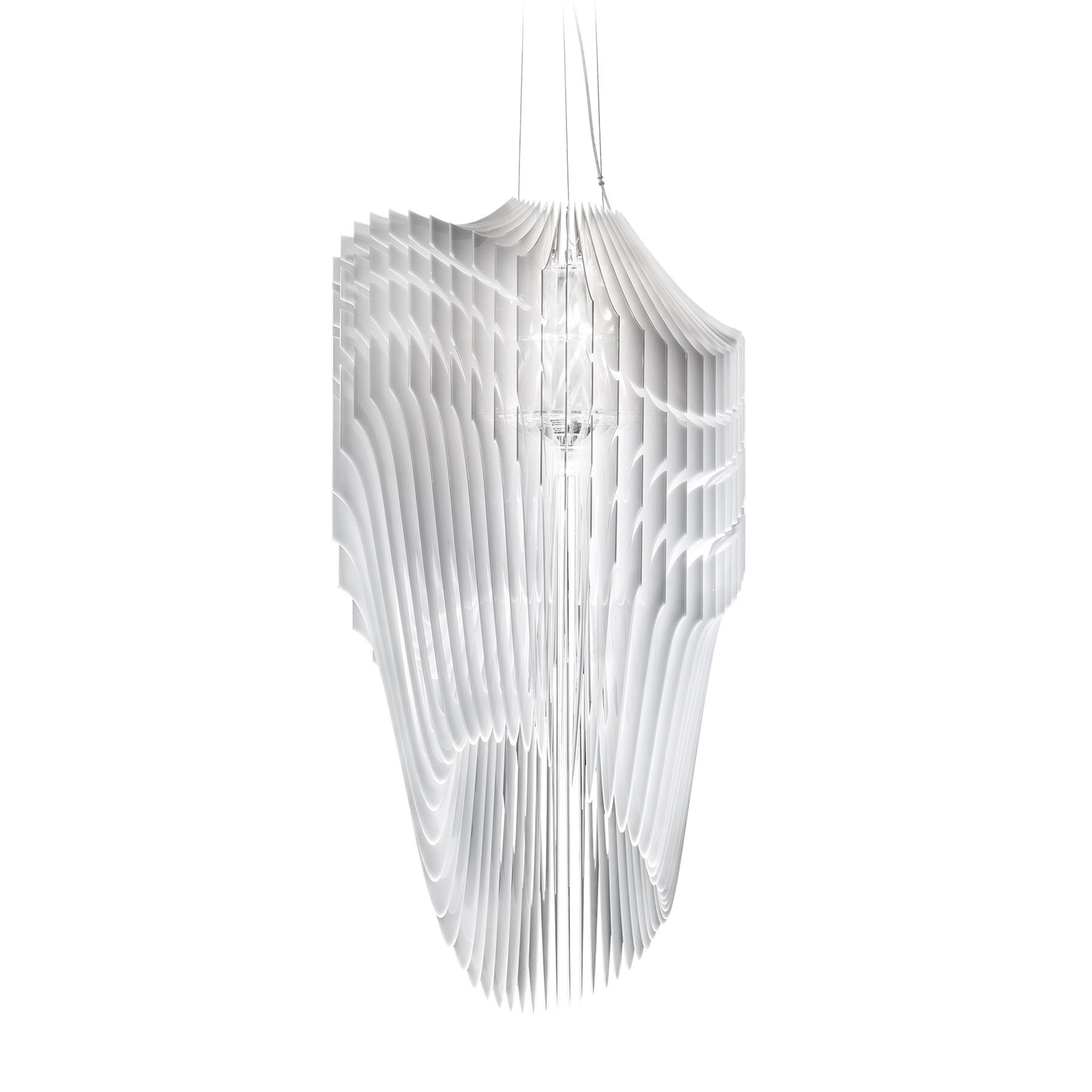 Slamp Avia S designer hanging light in white