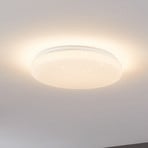 Φωτιστικό οροφής Sandbach σε μαύρο και ορείχαλκο