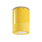 Stropna lampa PI, cilindrična, Ø 8,5 cm, žuta