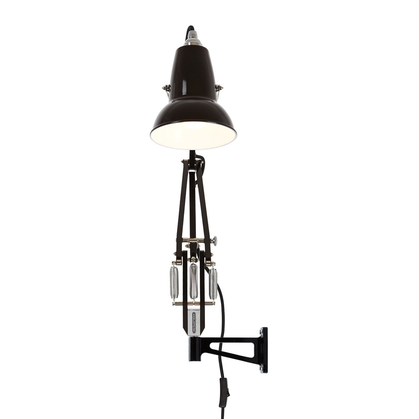 Original 1227 Mini Wandleuchte mit Beschlag Jet Black - Anglepoise