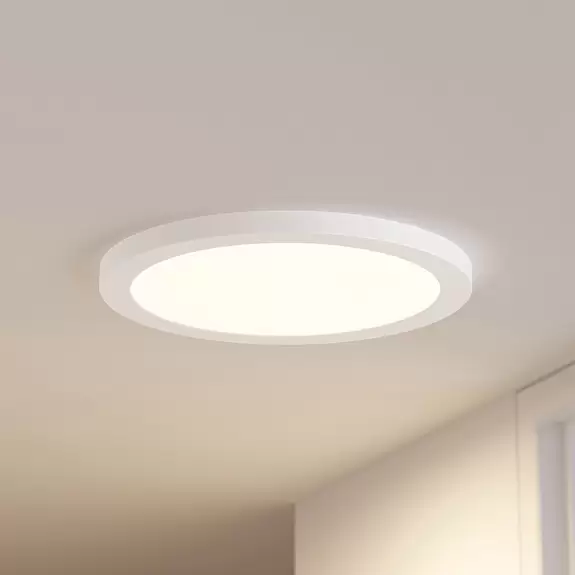 Lampenwelt Prios Aureka LED-Deckenlampe, Sensor, 33 cm