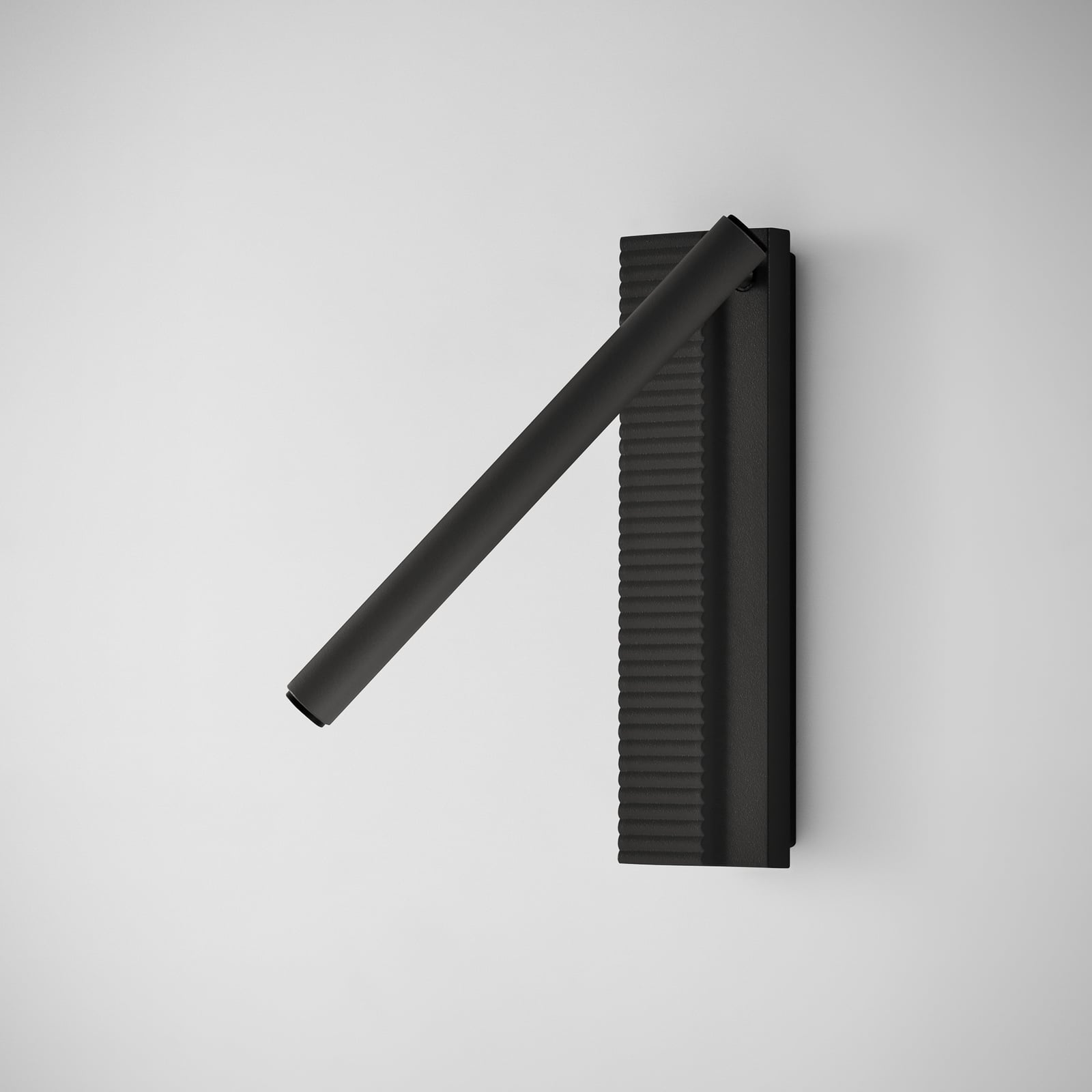 Bover LED-vägglampa Arid A/03 svart, aluminium, 2 700 K