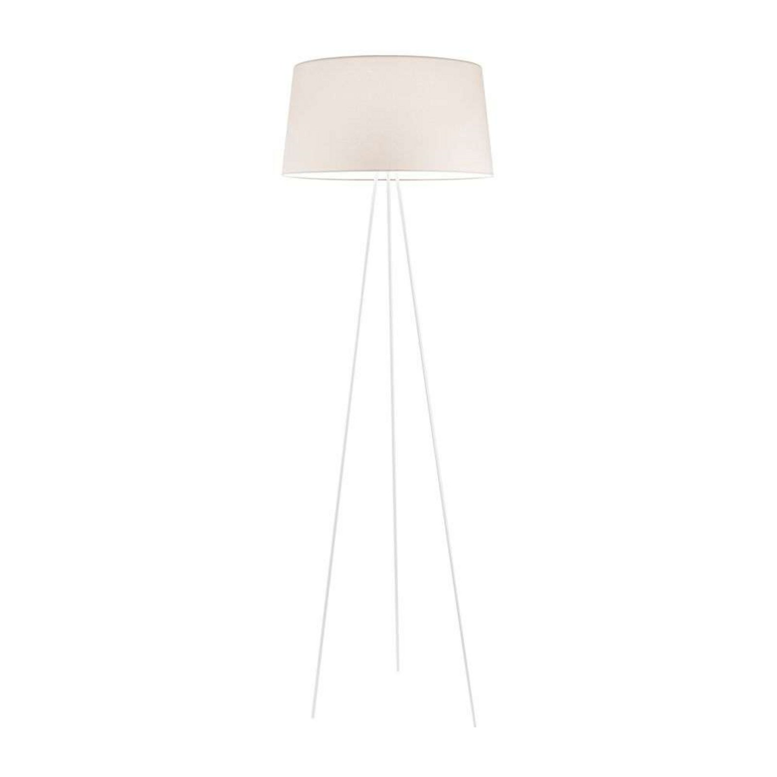 kdln Stehleuchte Tripod, creme, Höhe 175 cm, Dimmer