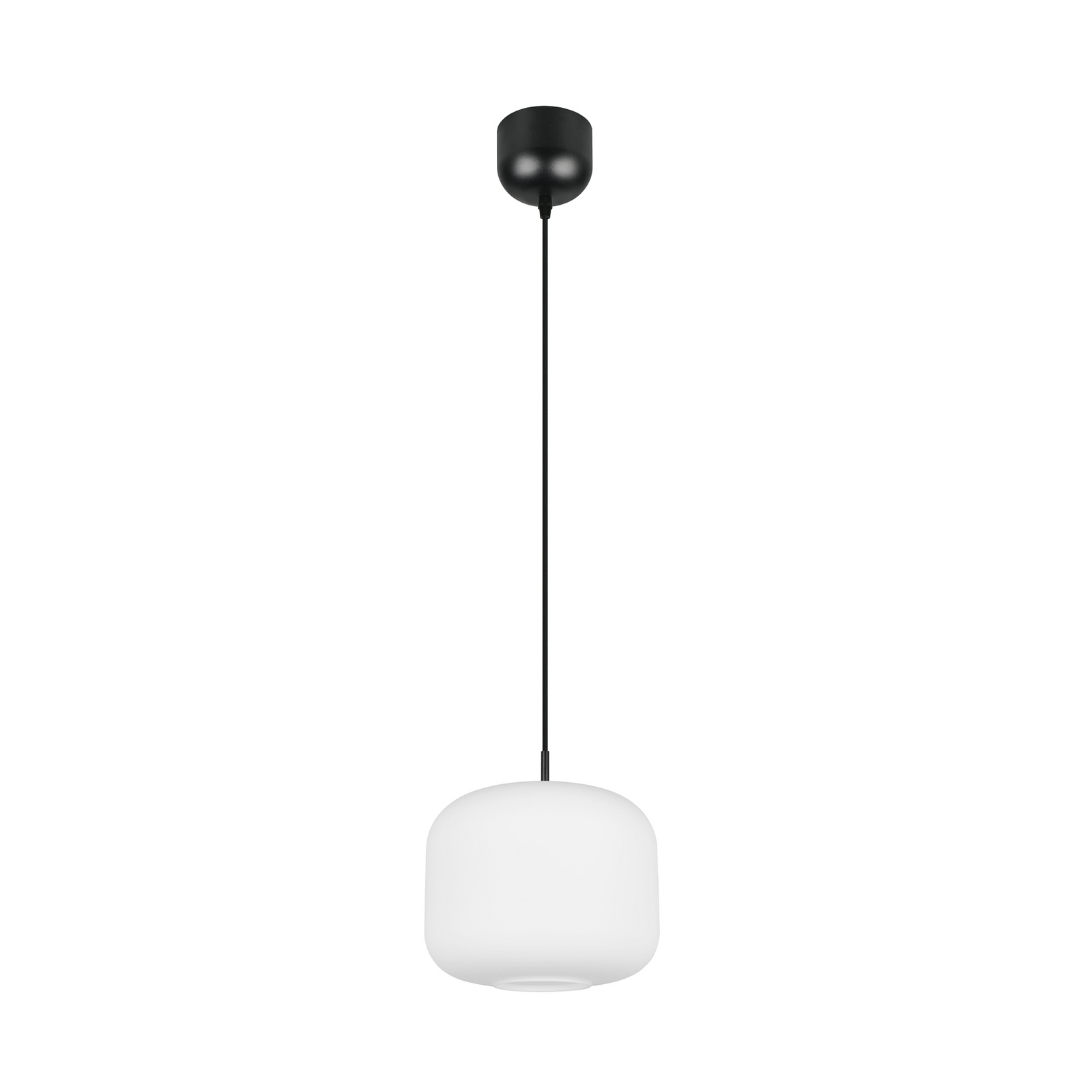 Hanglamp Signe, Ø 25 cm, wit, glas, E27