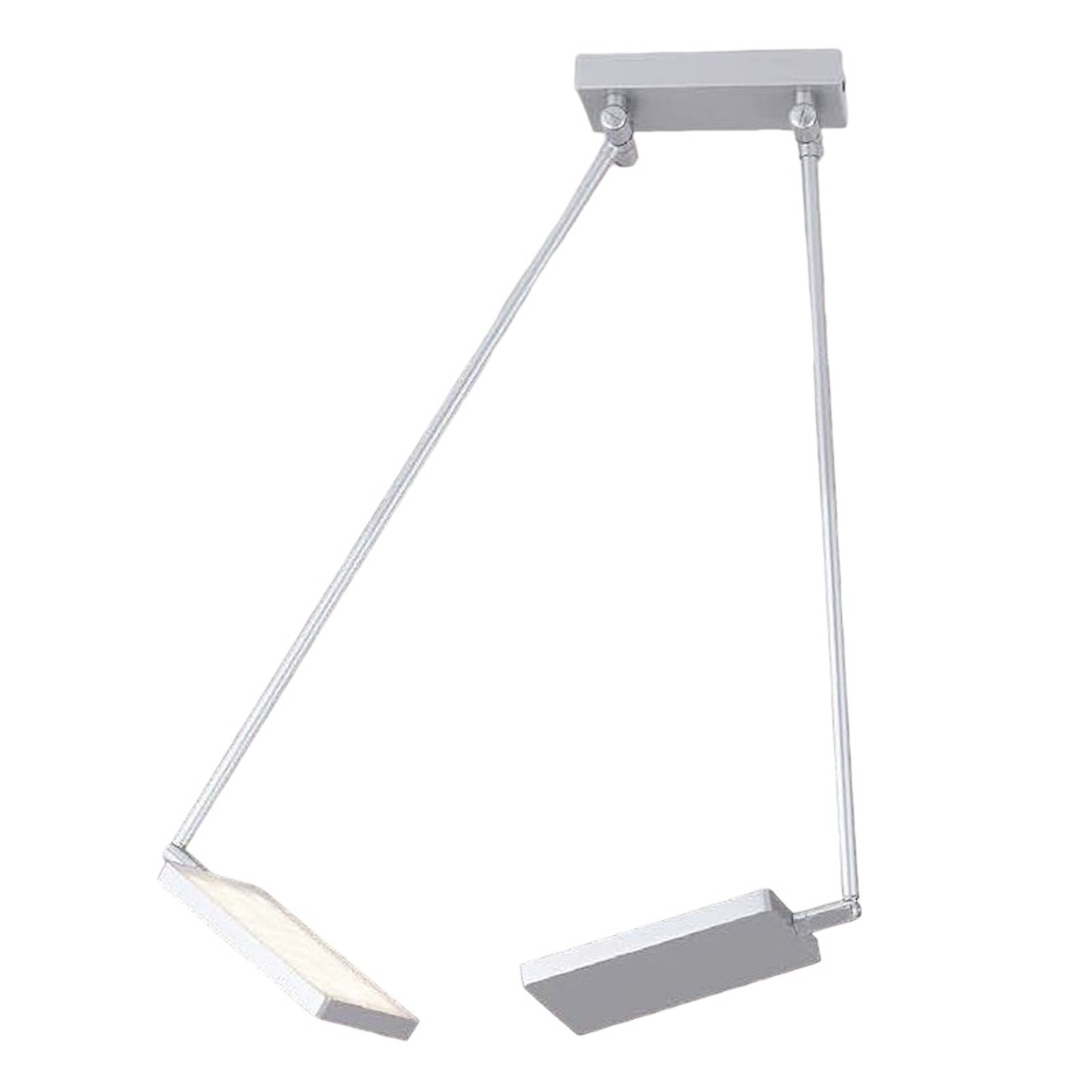 Book LED ceiling light, grey