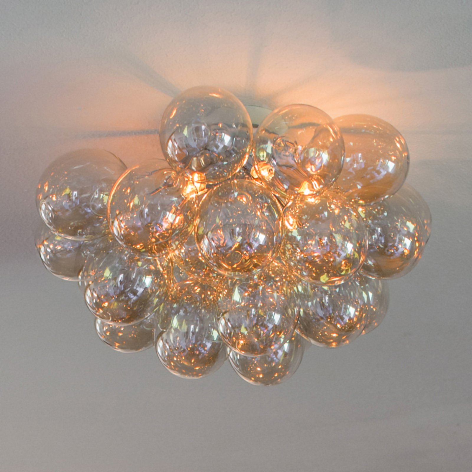 By Rydéns Gross plafondlamp, amber, 50 cm
