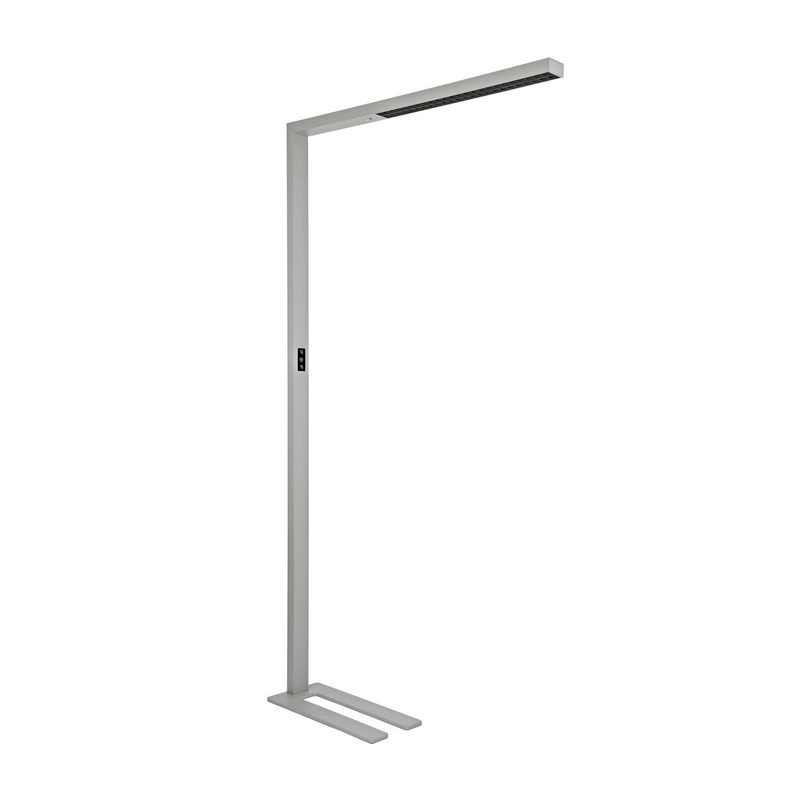 LED-Sensor-Stehlampe MAULsirius, silber, CCT, dim, Standfuß