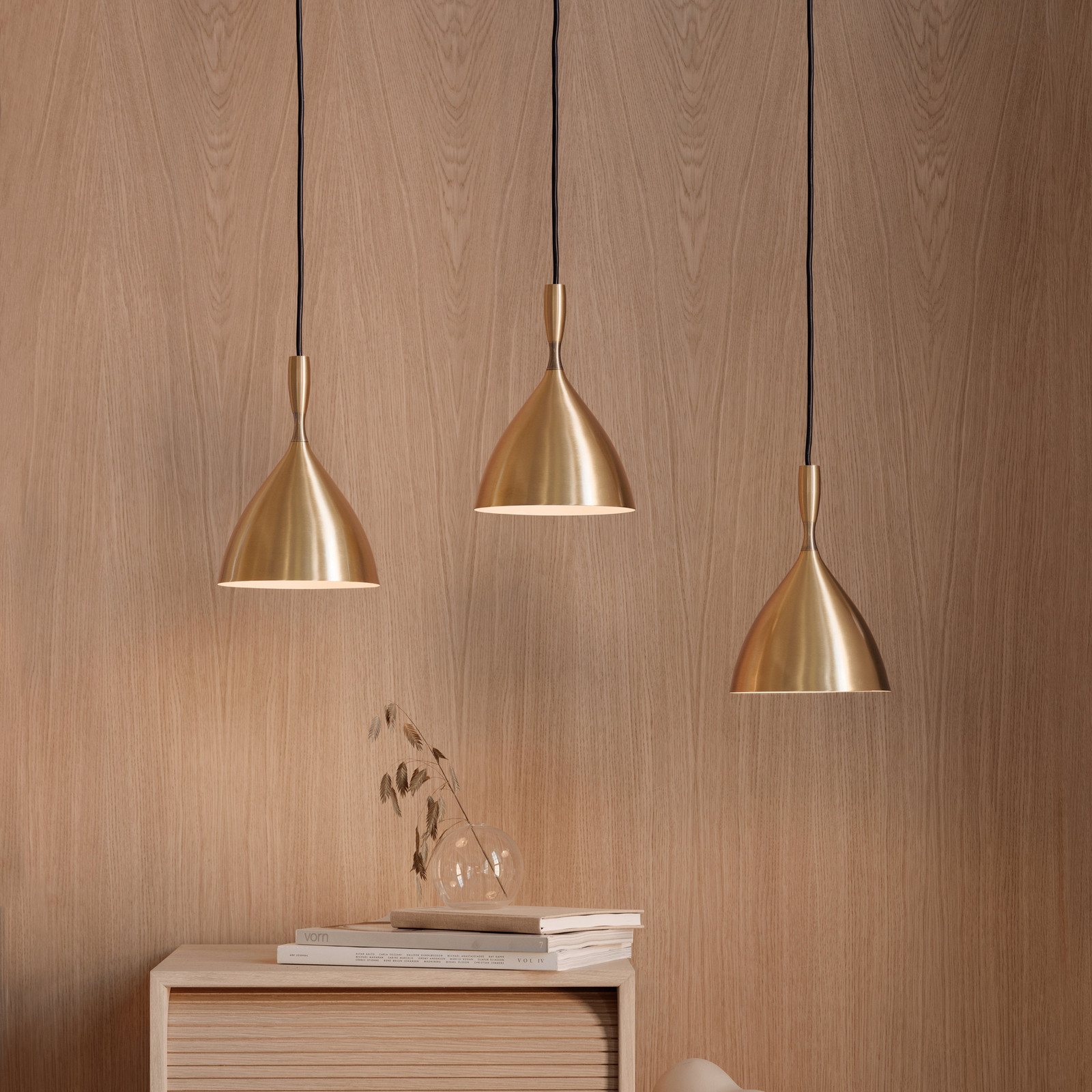 Northern lampă suspendată Dokka alamă - Camera de zi / sufragerie - Scandinavă - Metal