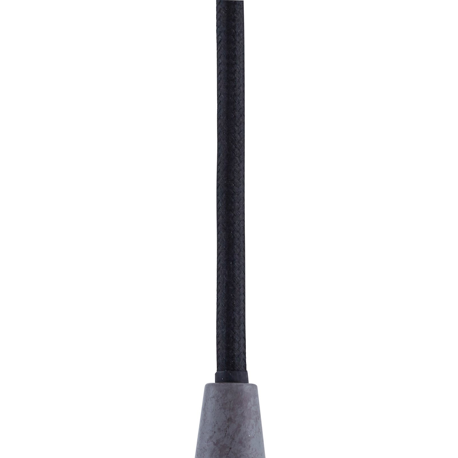 Lucande, suspension Brillar, gris fumé, verre, à 3 lampes, 128 cm