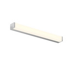 Lindby LED-Badezimmerlampe Klea, 60 cm, chrom, Metall, IP44