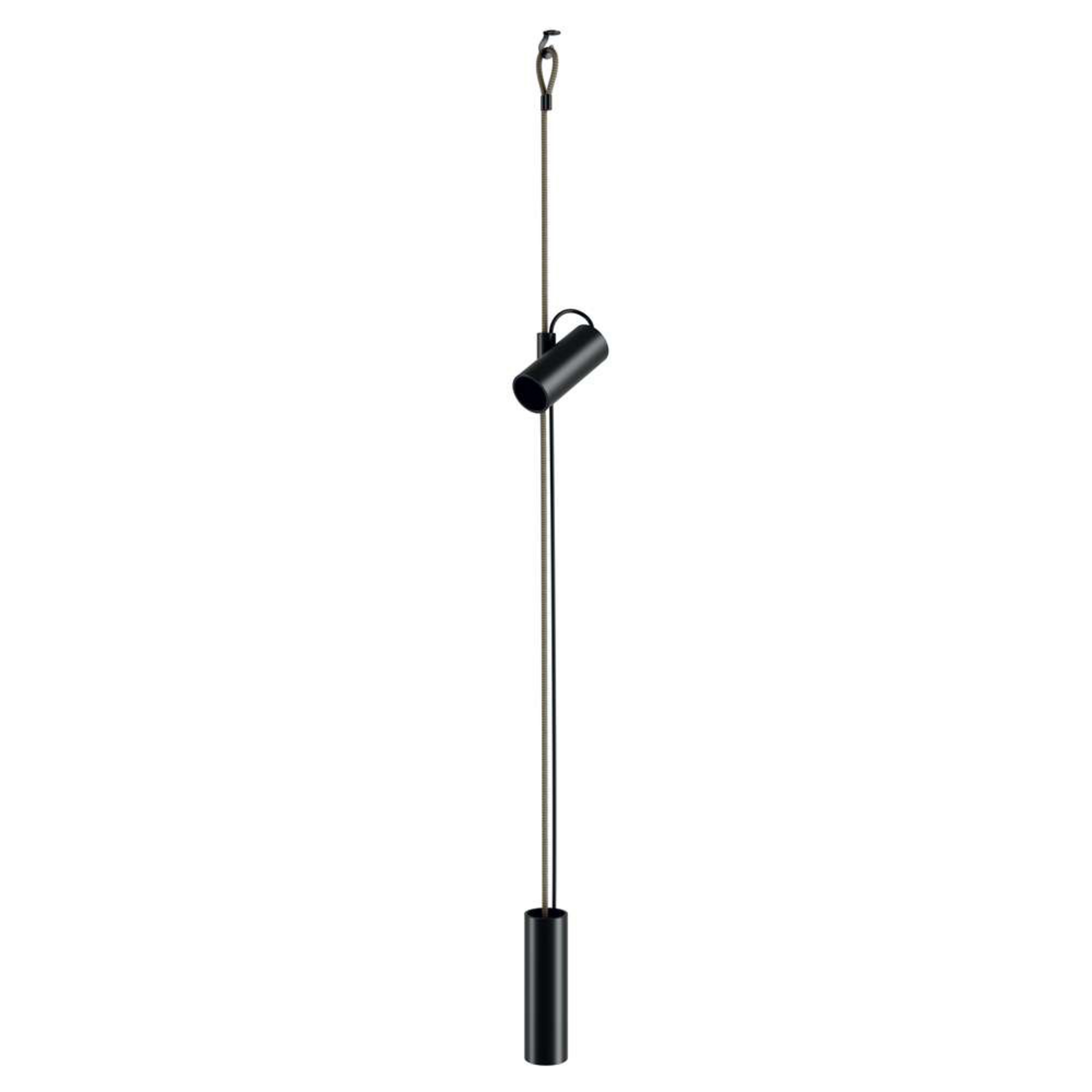 Cima Visilica/Podna lampa Matt Crna/Zlato - Lodes