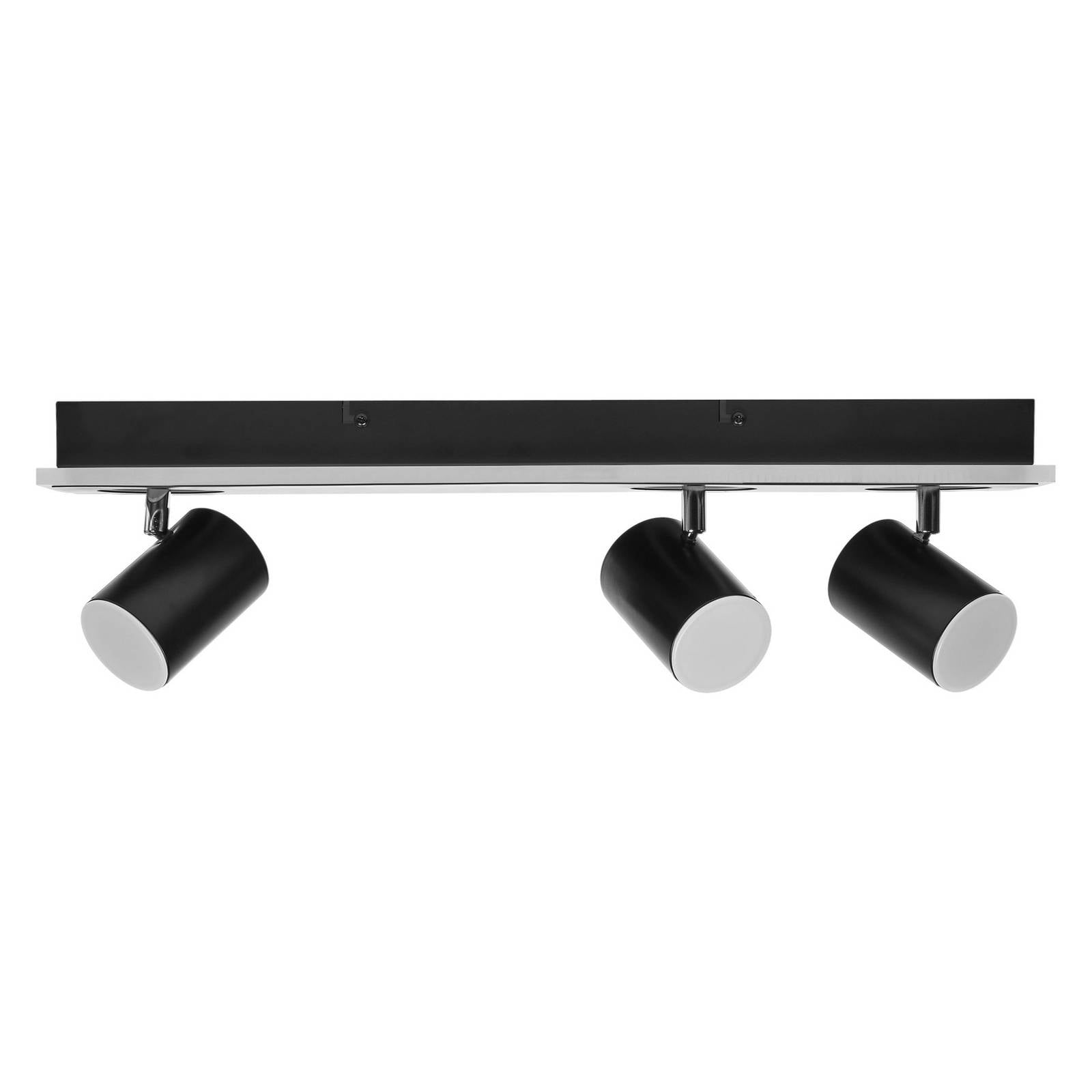 LEDVANCE LED-Deckenstrahler Mars, 4-fl., 3 Spots, schwarz