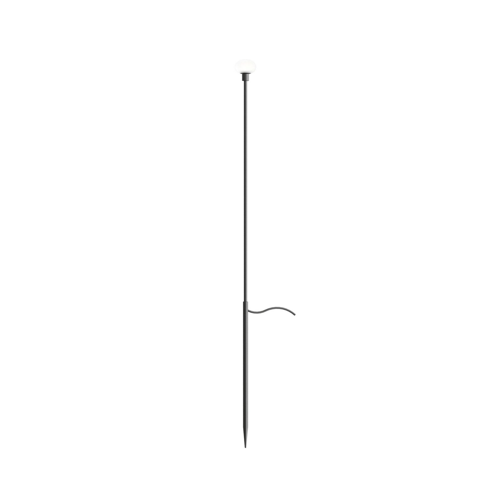 Karman LED ground spike lamp MINUIT, height 60 cm, black, IP65