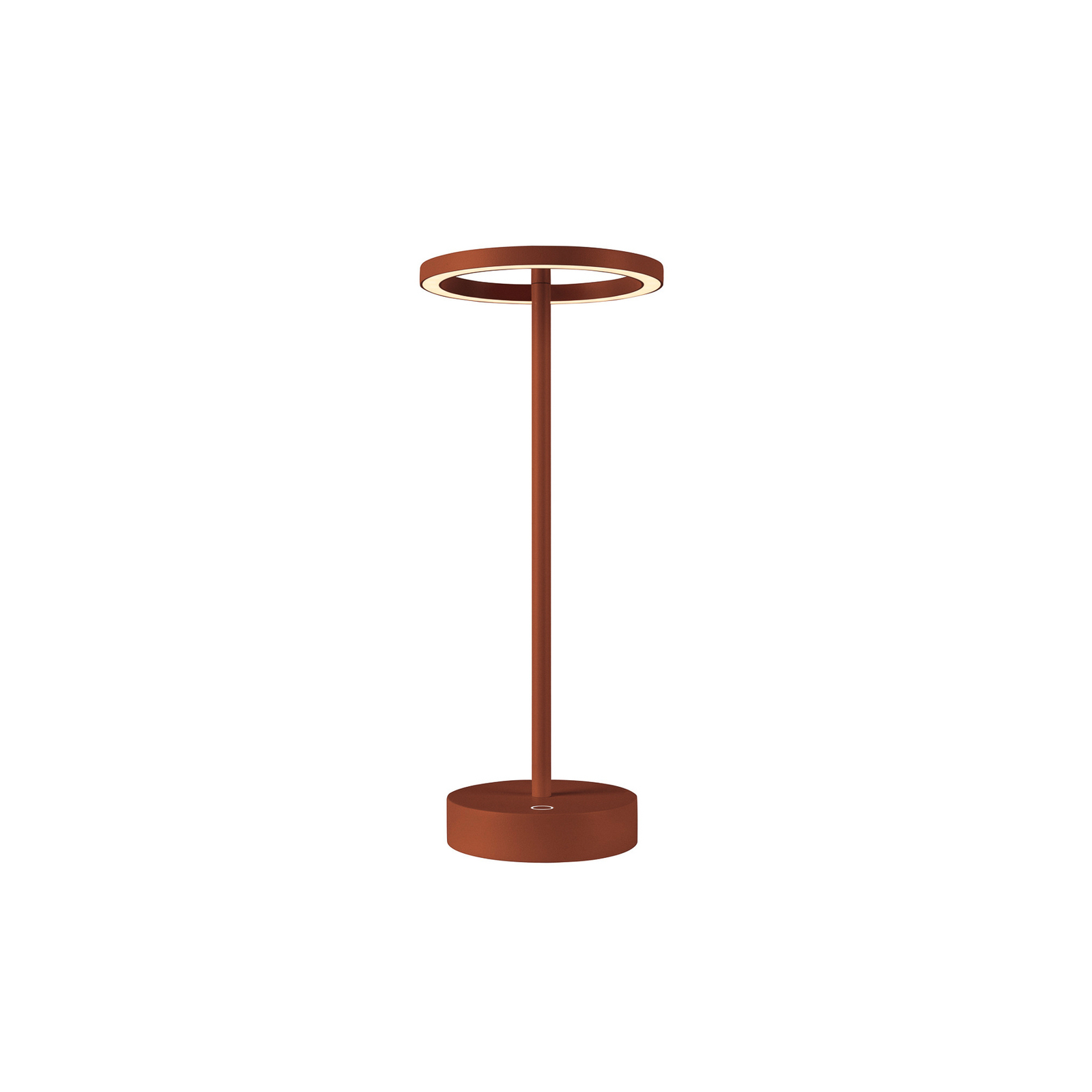 SLV LED oppladbar lampe Vinolina One, rust, 2700 K, høyde 33 cm