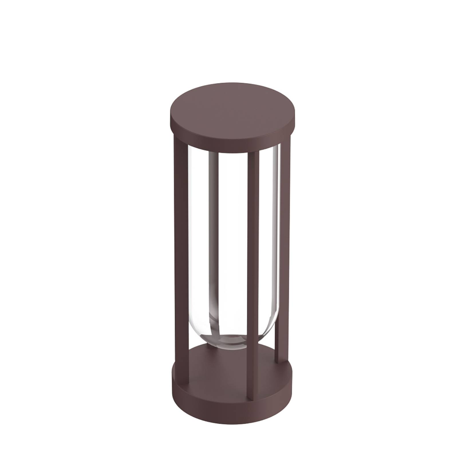 FLOS In Vitro Bollard 1, 2.700 K 40 cm s.barna