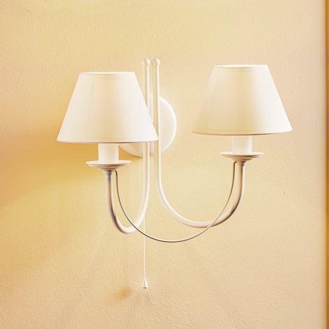 Aplique Bona, 2 luces, blanco