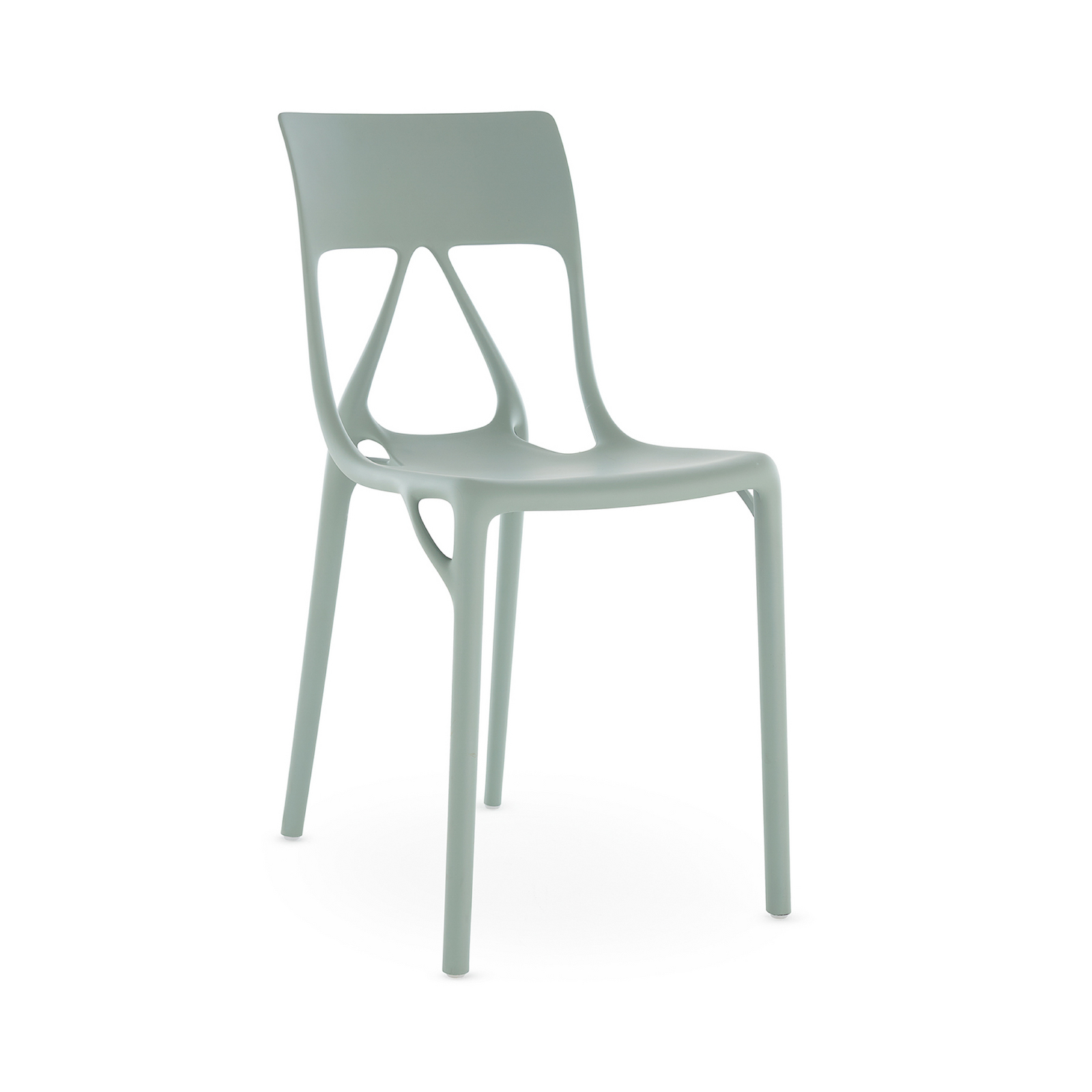 Chaises A.I. Lite, vert Hauteur 80 cm, lot de 2 - Kartell