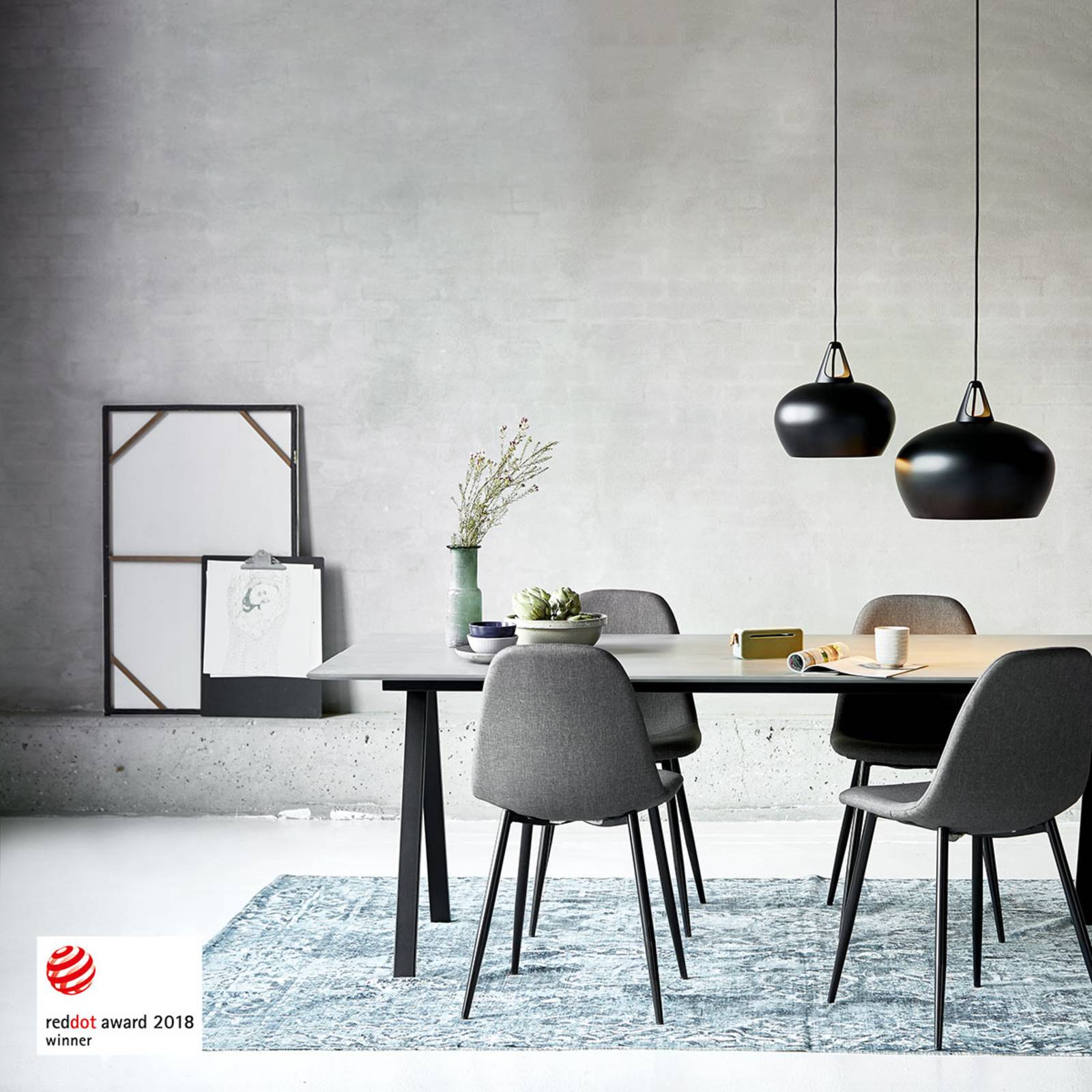 Efektywna lampa wisząca Belly, Ø 29 cm