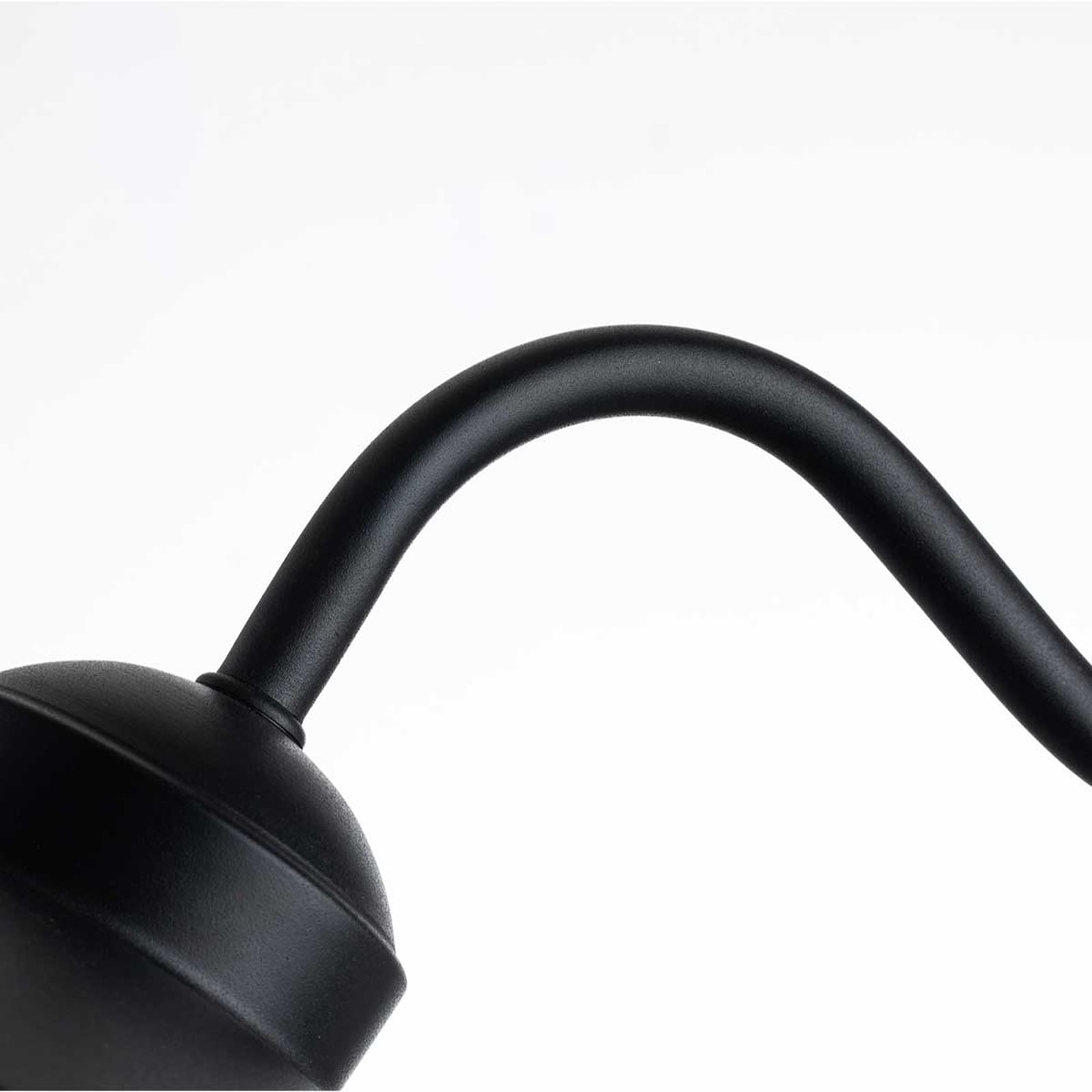Candeeiro de parede exterior Klampenborg, preto, com sensor, IP44 - Elstead