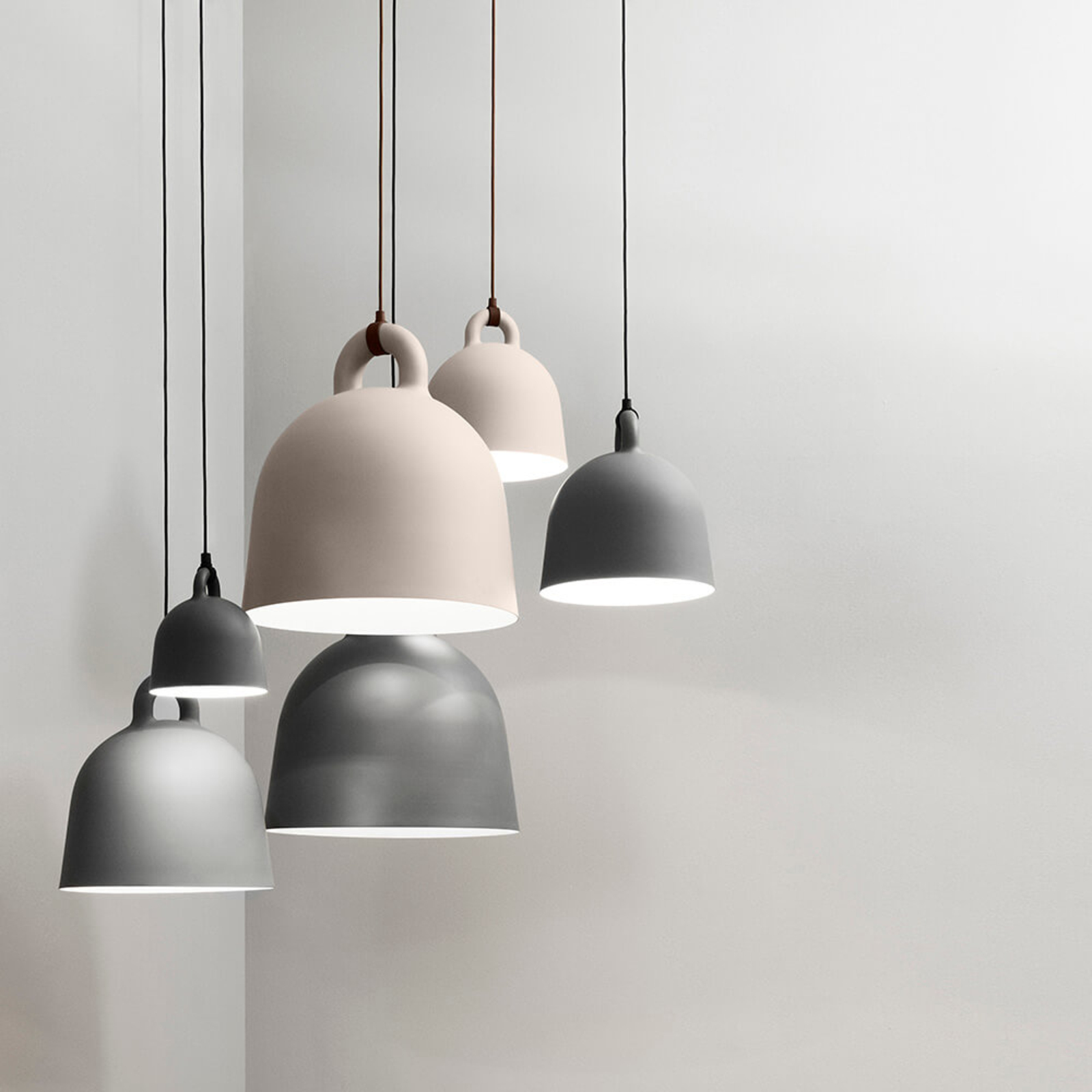 Bell Lustră Pendul Large White - Normann Copenhagen