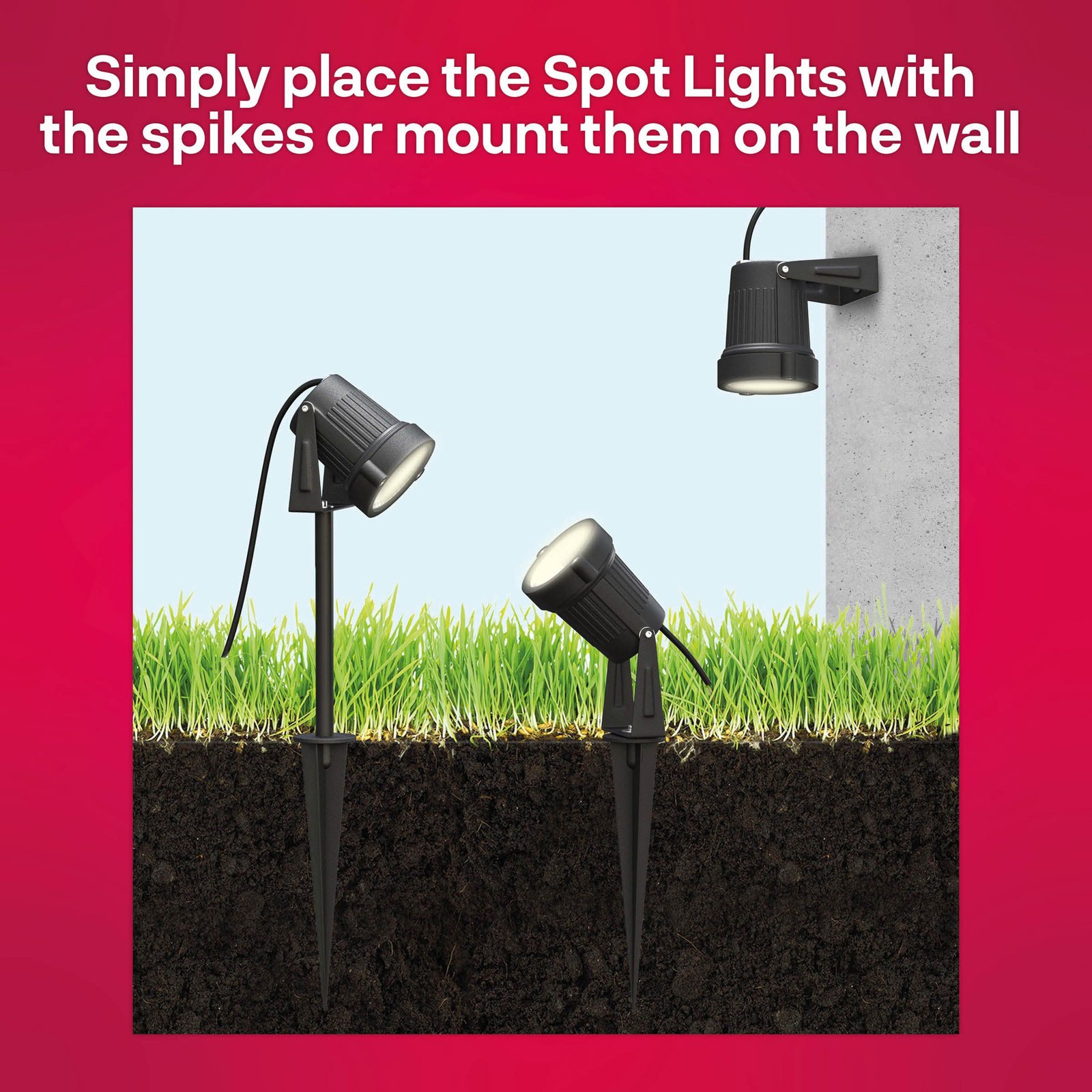 Innr LED outdoor spotlight Smart Outdoor, 1 extension