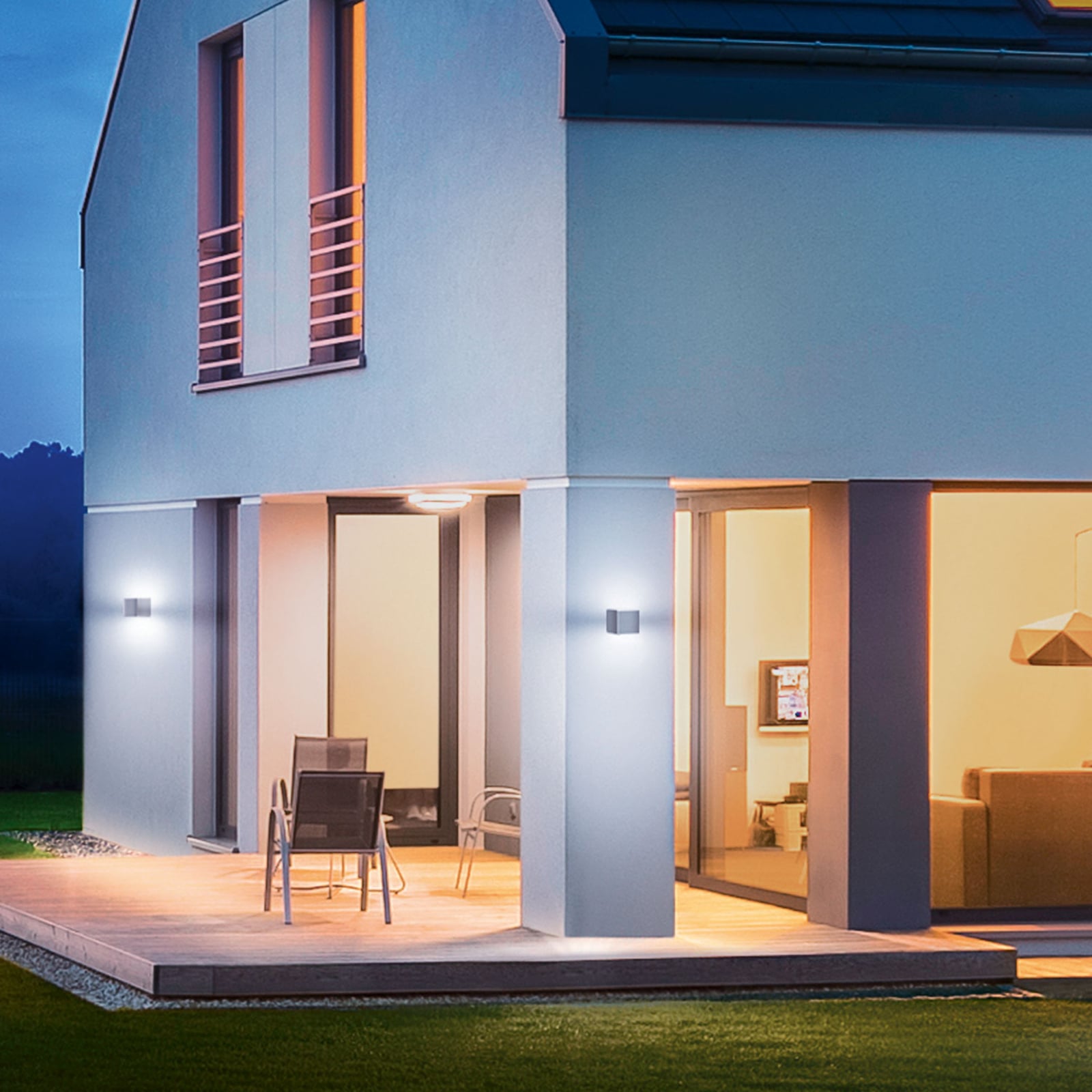 L 840 SC Smart Sensor vanjska zidna svjetiljka, antracit - STEINEL