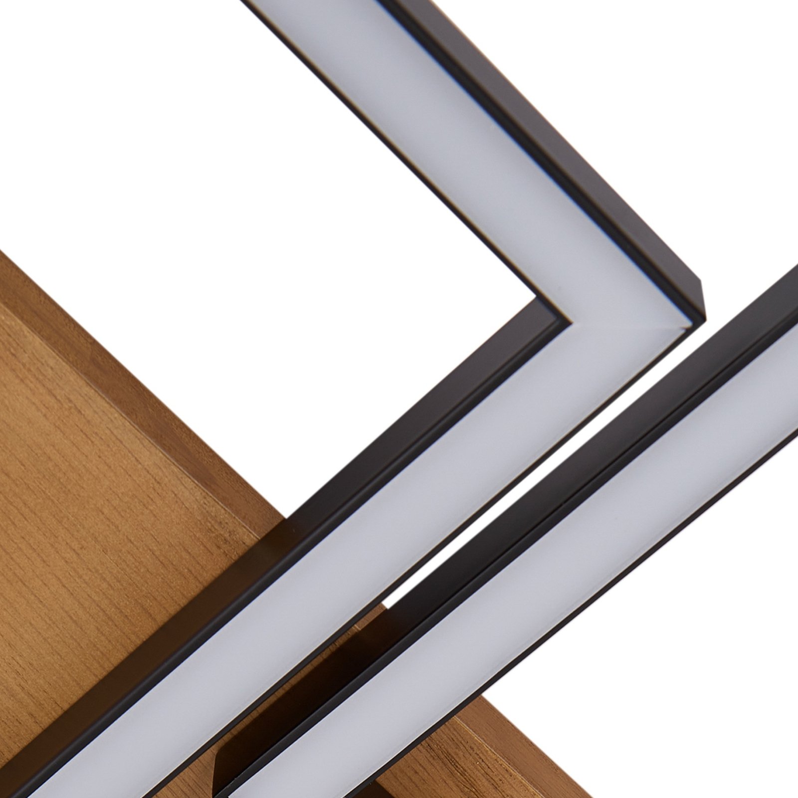 Galad 5 LED Ceiling Lamp Wood - Lindby