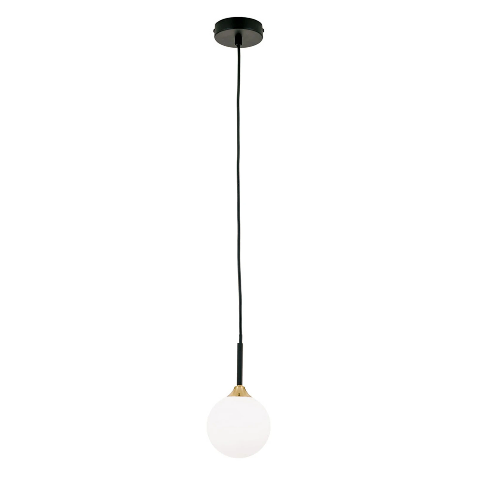 Lampada a sospensione Snowwhite, 1 luce, nero