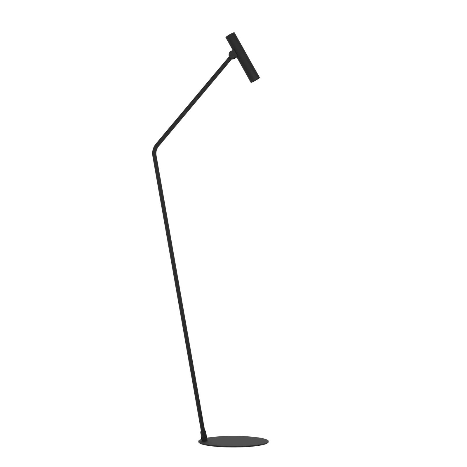 Lampa stojąca LED Almudaina, czarna, wysokość 157 cm, stal