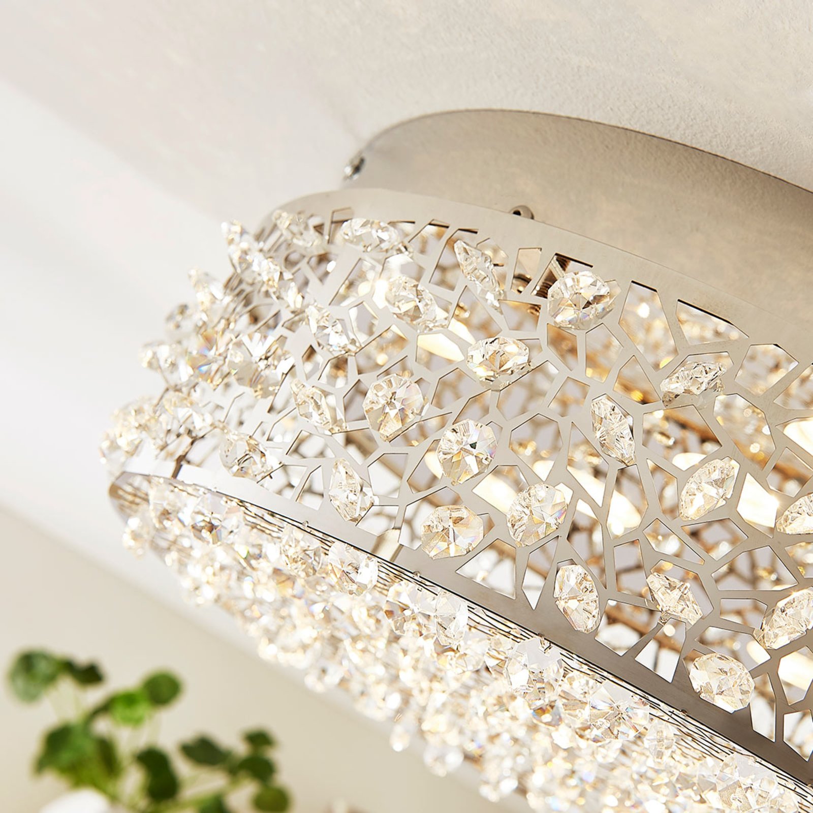 Felias Plafondlamp Chrome/Clear - Lucande