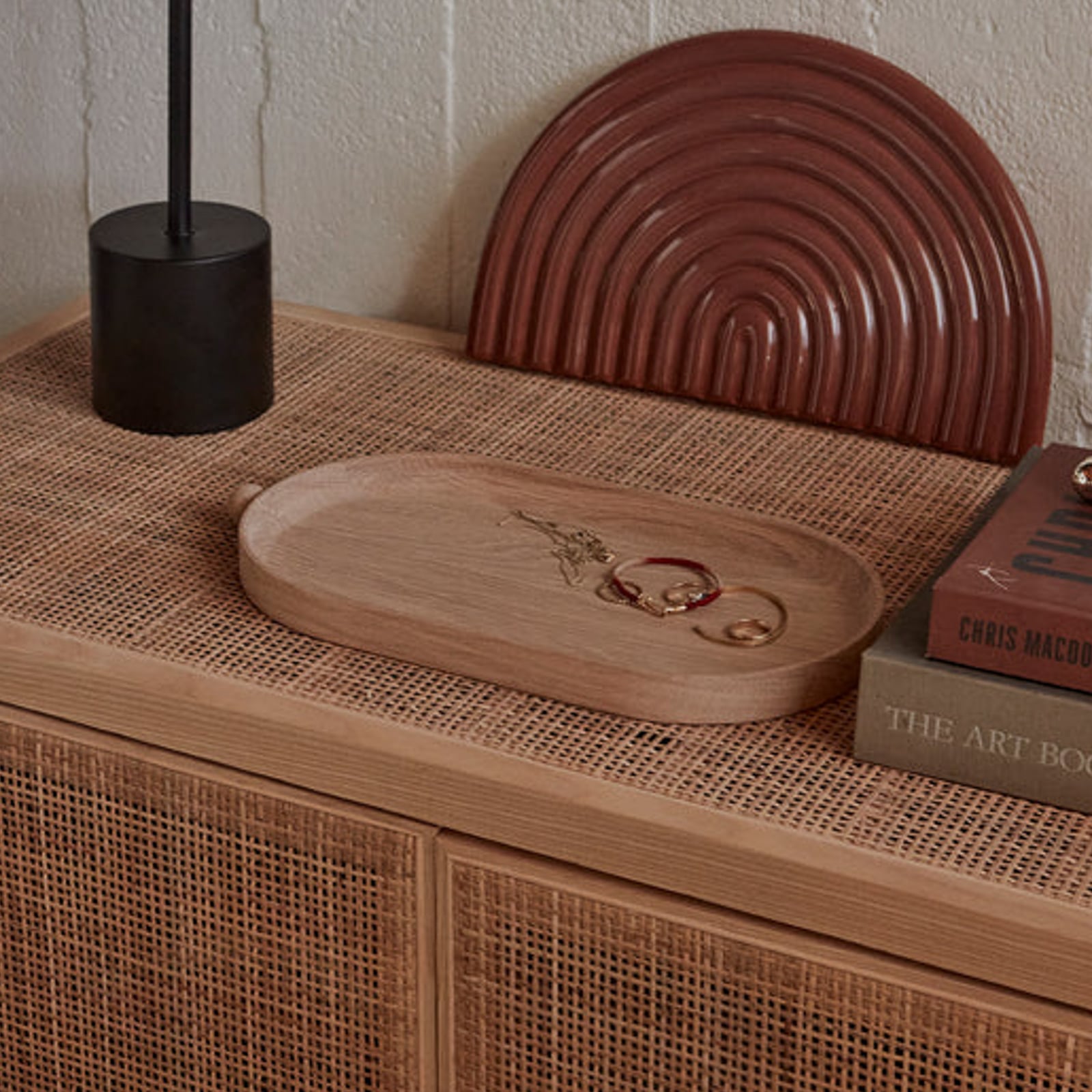 Plateau Inka, bois clair, 34 cm, chêne - OYOY Living Design
