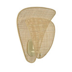 Coquillage Wandlampe natur, 33 cm, Rattan - MARKET SET