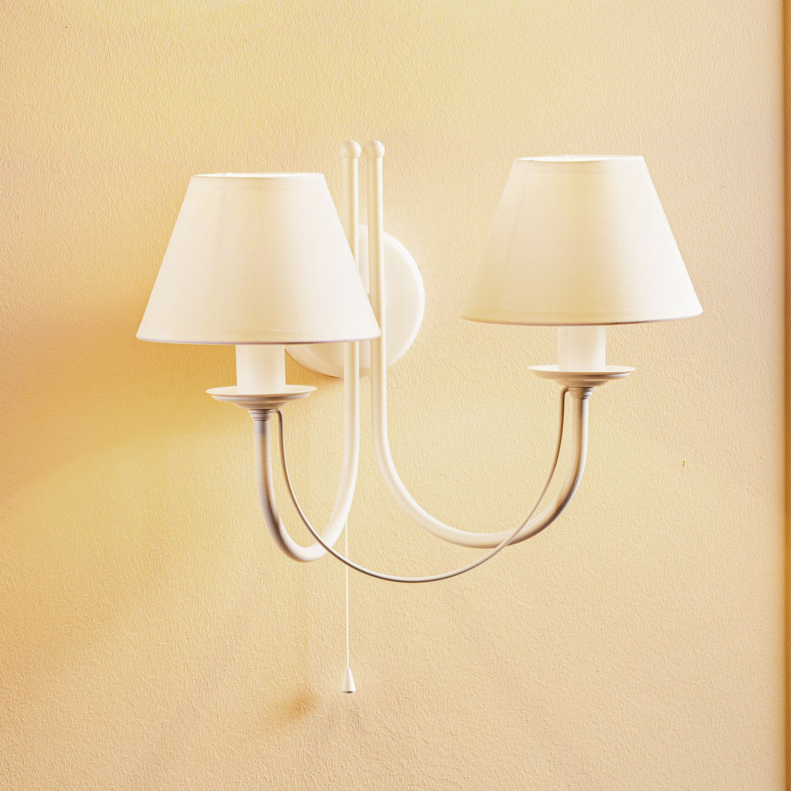 Aplique Bona, 2 luces, blanco