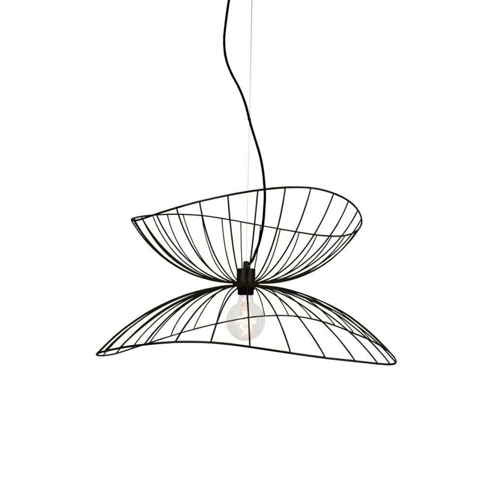 Globen Lighting Pendelleuchte RAY, schwarz, Ø 70 cm