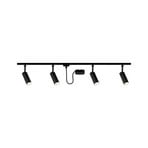 Kit de inicio Paulmann URail Tubo, negro, alimentación por cable CCT
