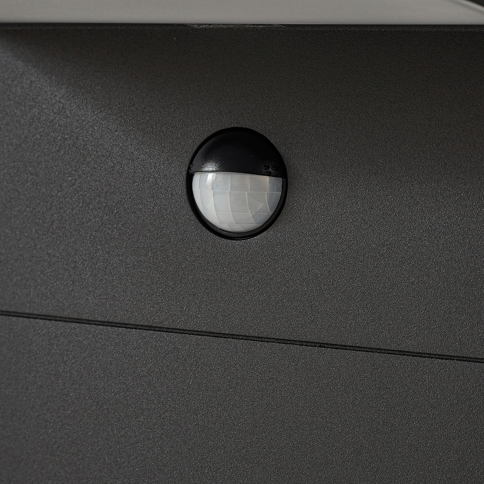 Bornă luminoasă LED Iberion pentru iluminat exterior, antracit, senzor, 90 cm -