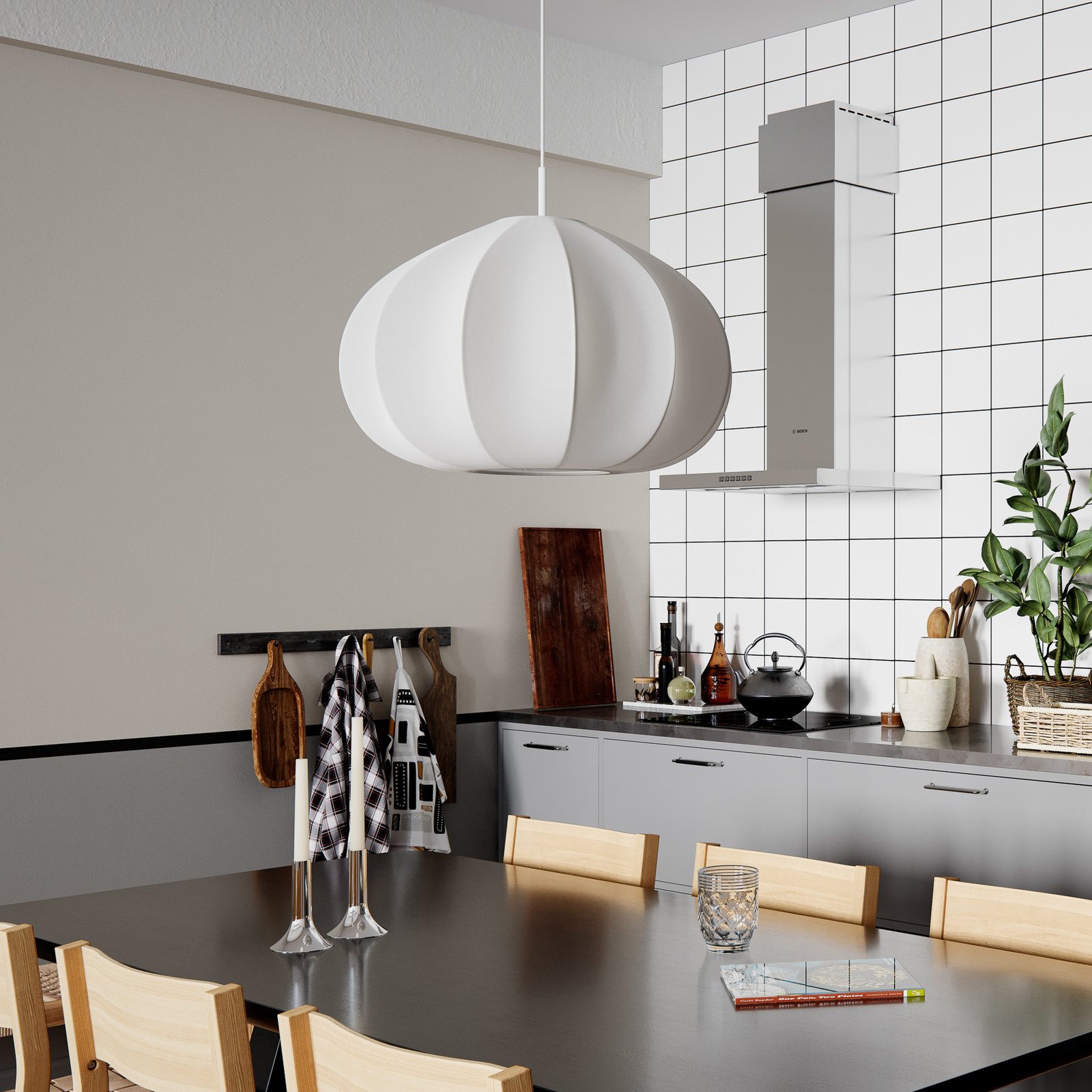 Ebba Lampa Wisząca Ø60 Biały - By Rydéns